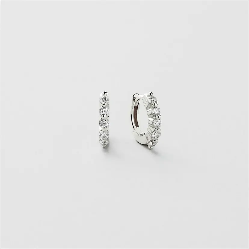 Safira Eternity Hoops