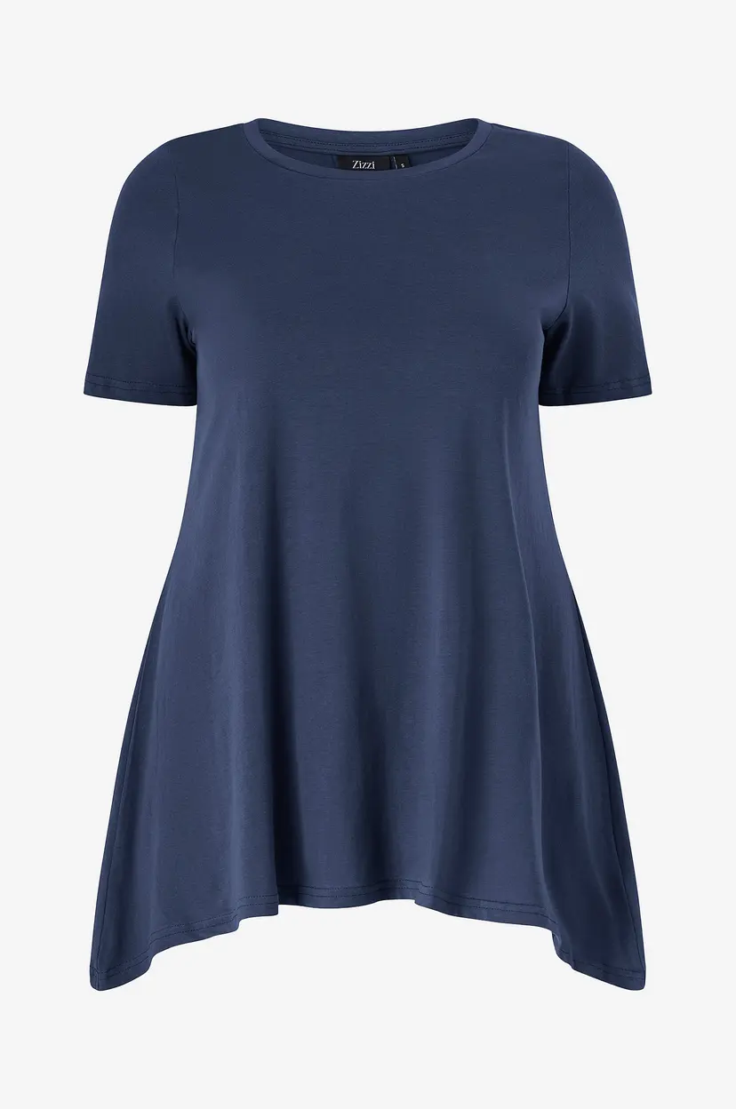 Zizzi T-skjorte vMy S/S - Blå