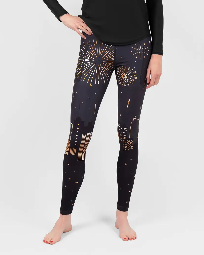 Huabo Signature Cityscapes Leggings