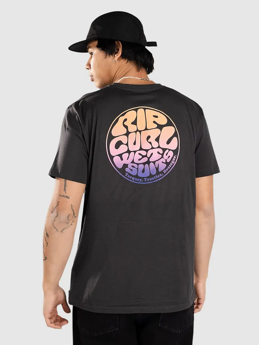 Rip Curl Rip Curl Wettie Passage Icon T-skjorte svart