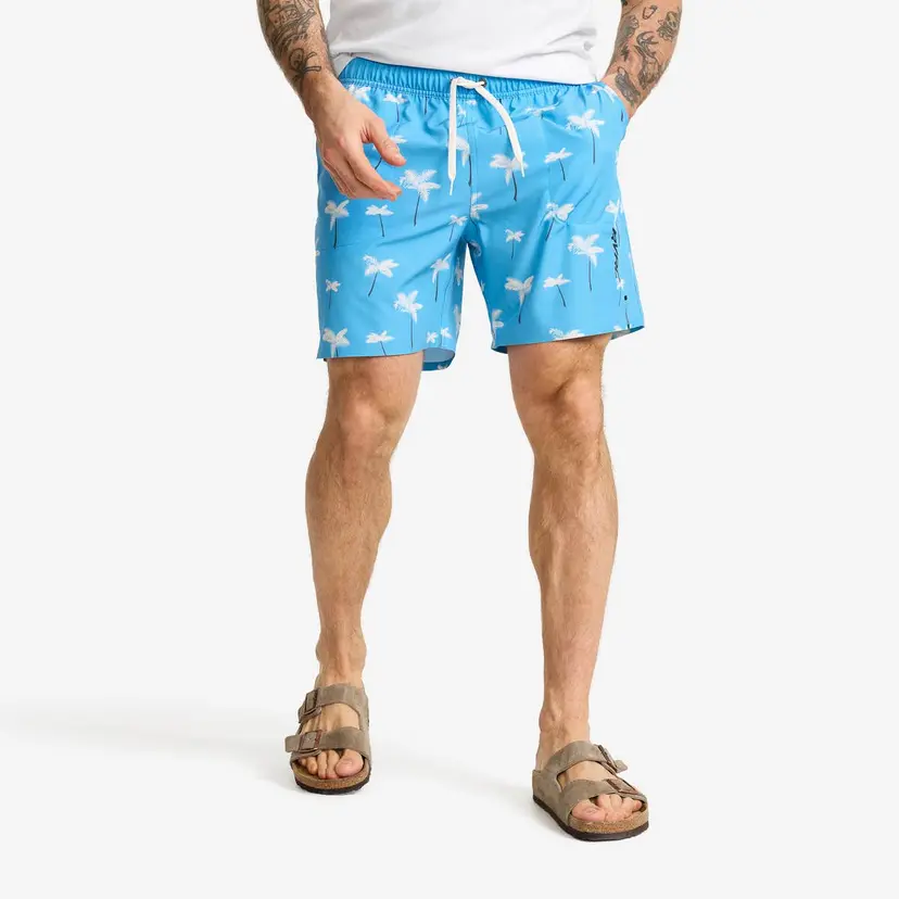 RevolutionRace Summer Swim Shorts Herre Azure Blue/Tofu