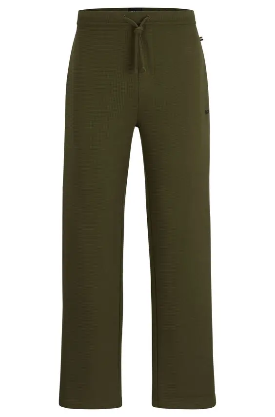 BOSS Black Waffle Pants 10242355 02