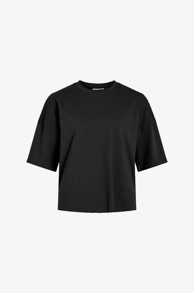 Vila T-skjorte viLyrica O-neck 2/4 - Svart
