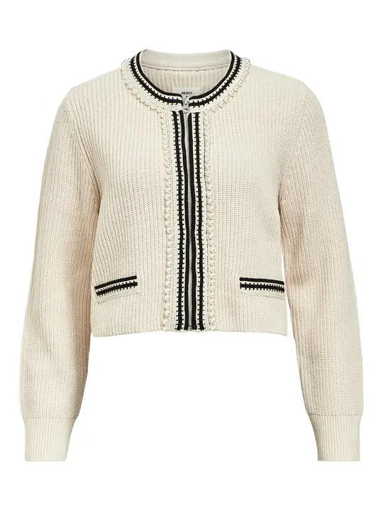 Object Object - Perla LS Knit Cardigan - Sand