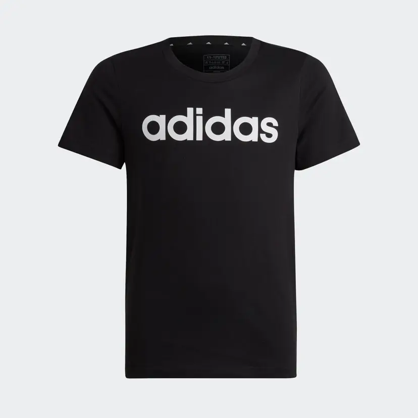 Adidas Essentials Linear Logo Cotton Slim Fit T-skjorte