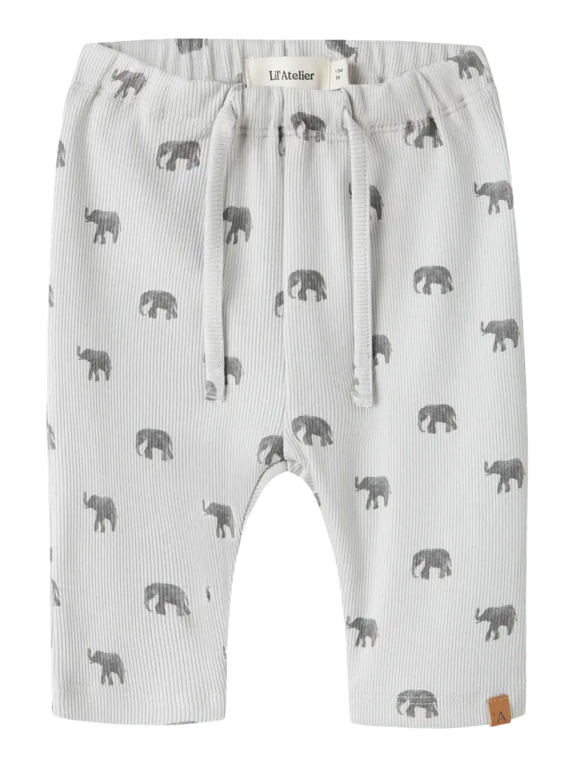 Lil`Atelier Bukse "LAVO" Glacier Gray Elephant