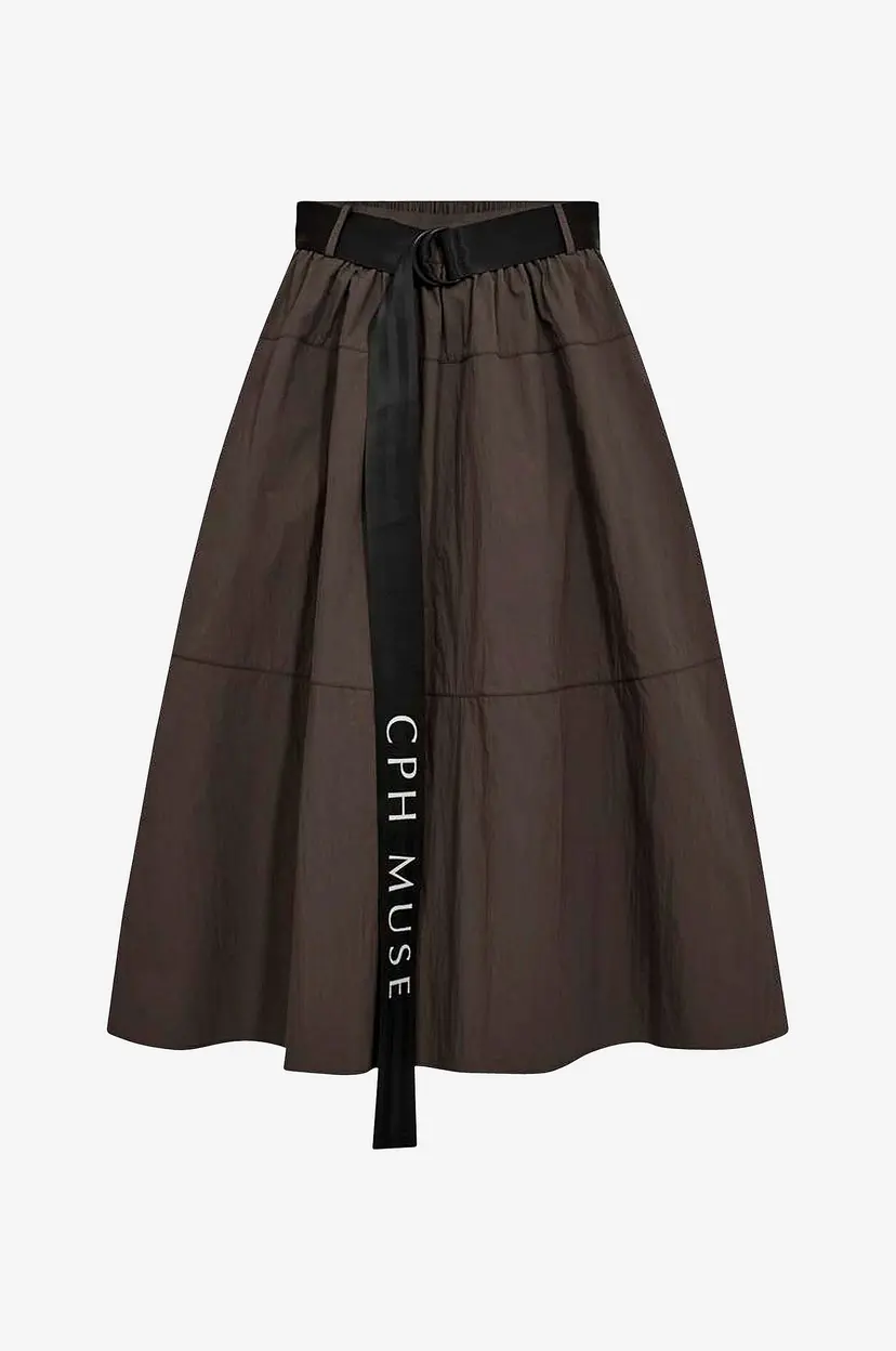 Copenhagen Muse Midi skjørt Cmkendy-skirt - Brun