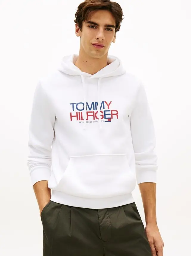 Tommy Hilfiger BRAND LOVE BIG TEXT HOODY
