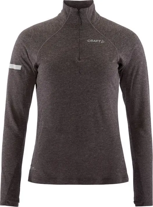 Craft Craft Women's Advance Subz Wool Longsleeve Tee 3 Dark Plum Melange
