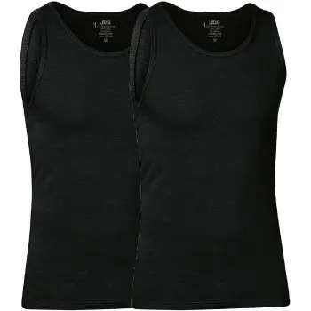 JBS of Denmark JBS 2P Bamboo Tank Top Svart Herre