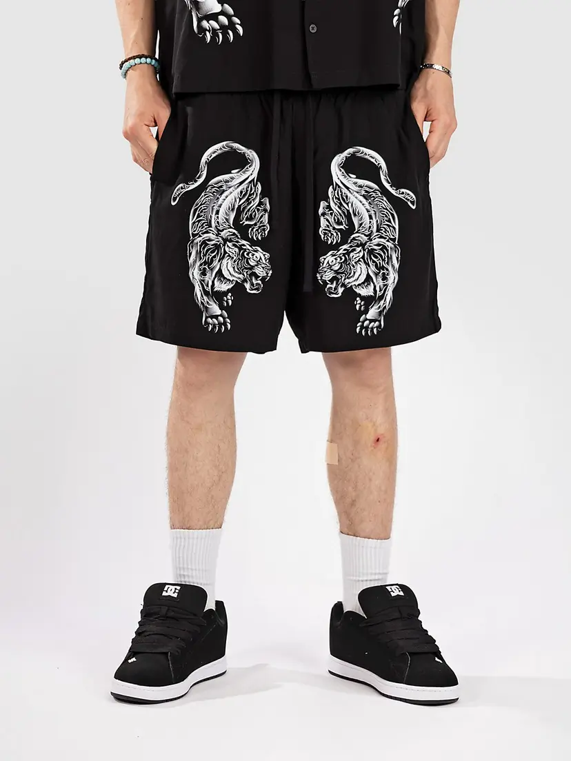 Ninth Hall Ninth Hall Parade Tiger Shorts svart