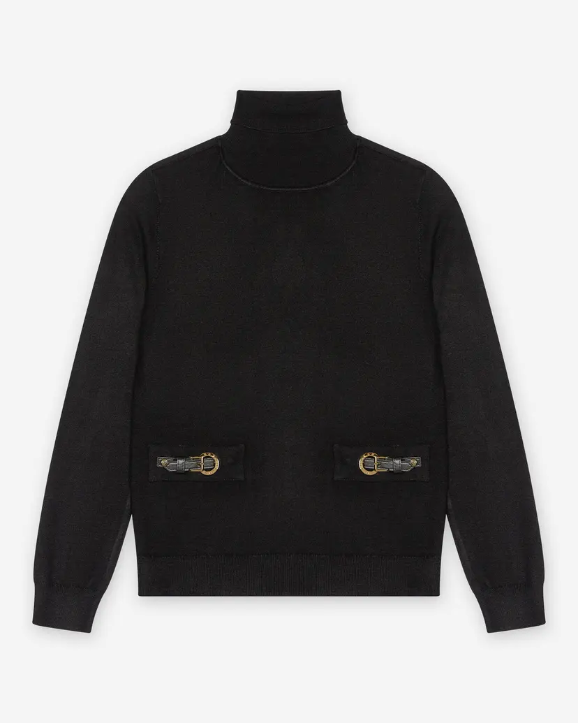 Relish Relish ALINNIA Black Turtleneck sweater