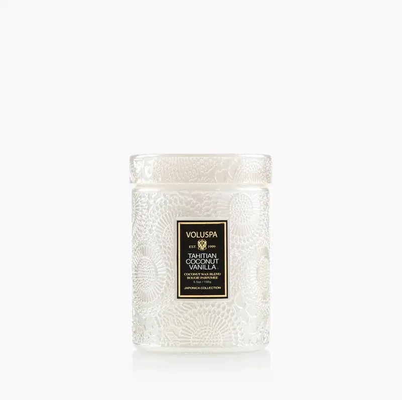 VOLUSPA Small Jar Candle Tahitian Coconut Vanilla