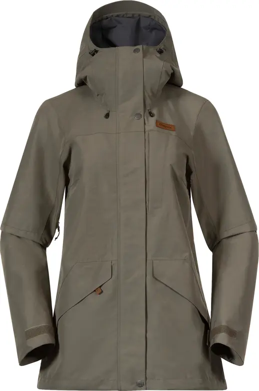 Bergans Bergans Women's Nordmarka 2L Shell Jacket Green Mud