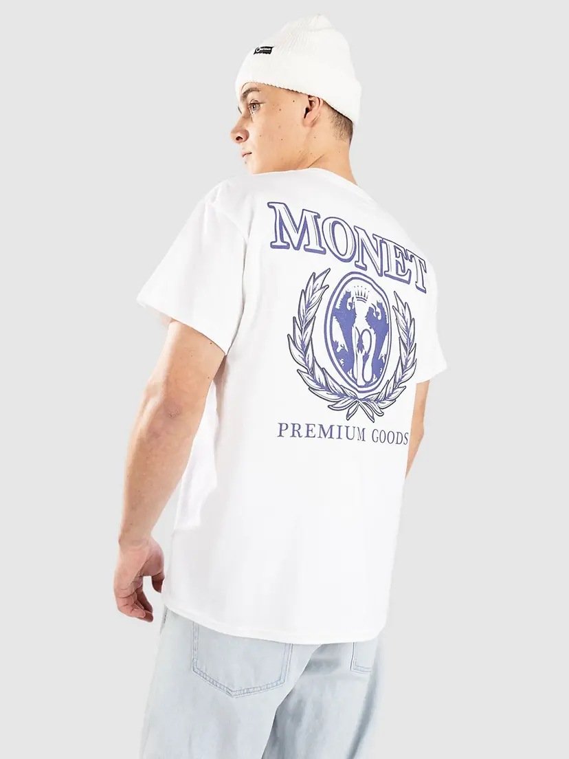 Monet Skateboards Monet Skateboards Dykwmfi T-skjorte hvit