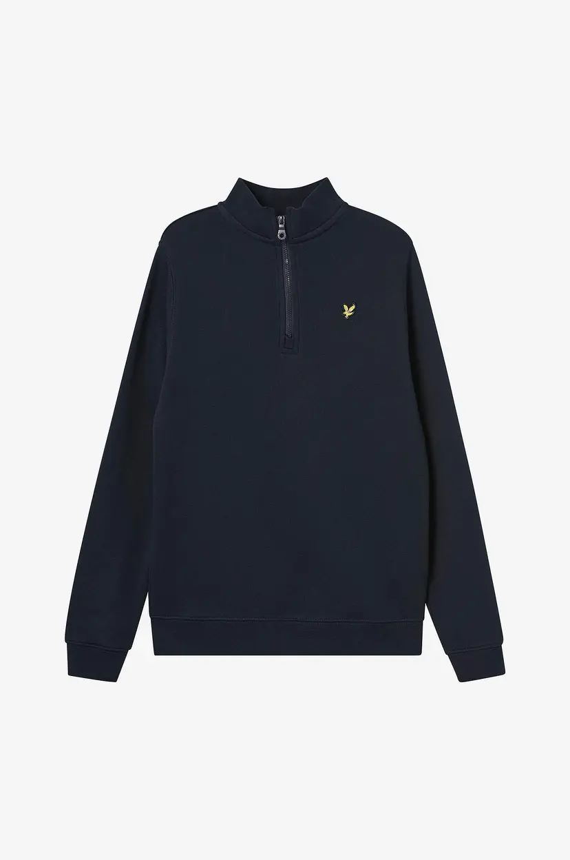 Lyle & Scott Collegegenser Quarter Zip Pullover - Blå