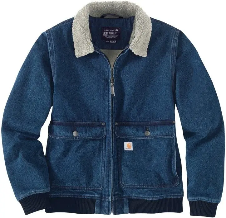 Carhartt Workwear Carhartt Workwear Carhartt W's Relaxed Fit Denim Sherpa Lined Jacket Beech