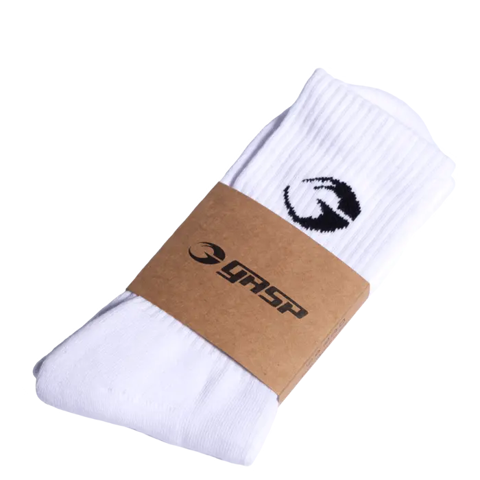 GASP Gasp Crew Socks 1-pack, White
