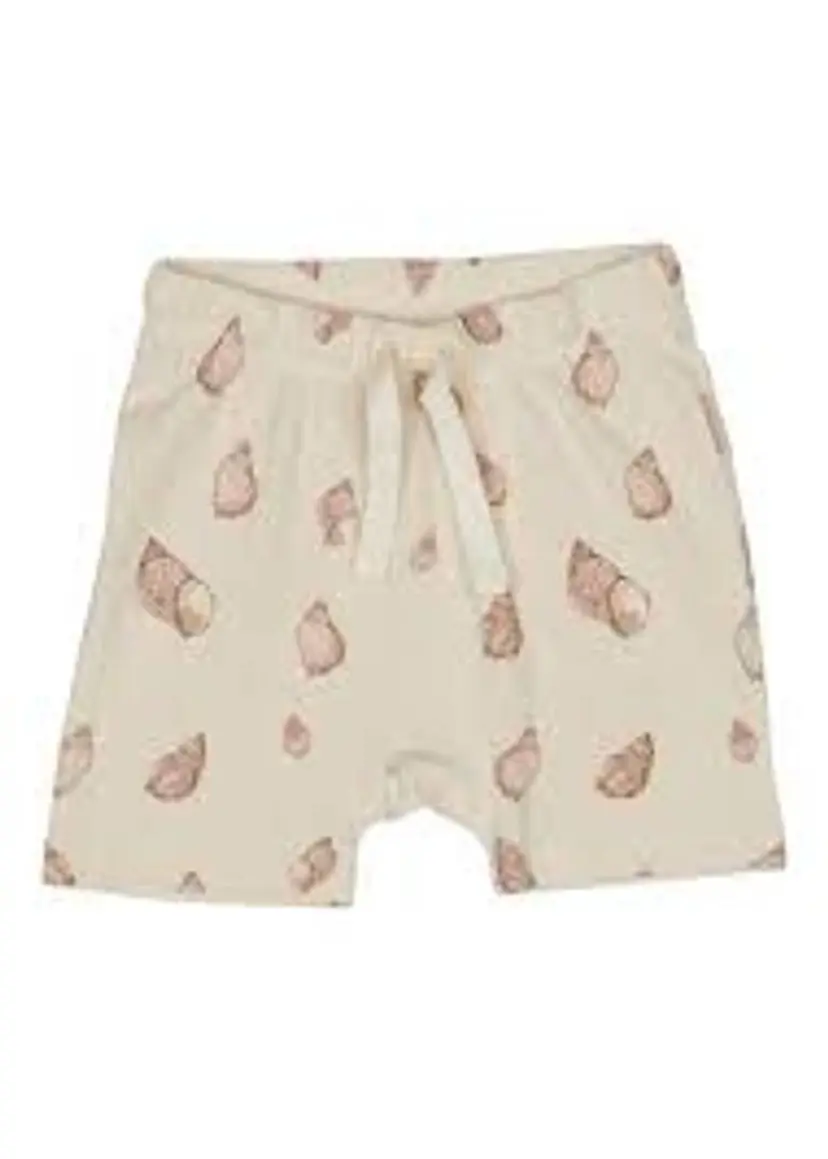 Petit Piao Petit Piao Shorts Printed, Seashell (74 / 9 mnd)