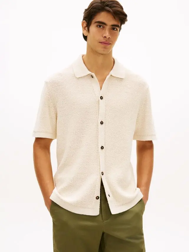 Tommy Hilfiger KNITTED SS SHIRT