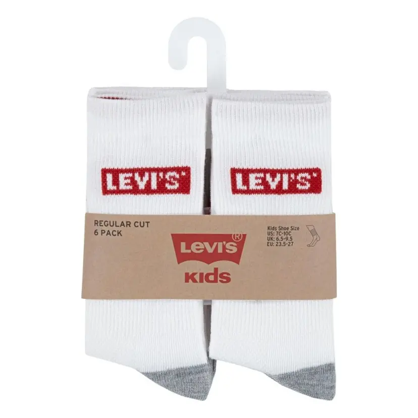 Levi's Levi's - 6-pk Sokker High Cut White