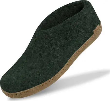 Glerups Glerups Unisex Shoe With Leather Sole Forest