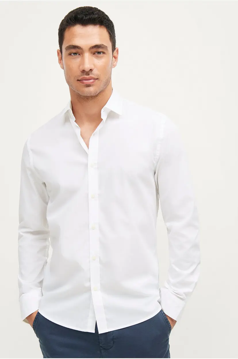 Ellos Collection Skjorte Yale Easy Iron - Hvit