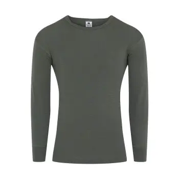 Dovre Dovre Wool Long Sleeve T-Shirt Grønn ull Large Herre