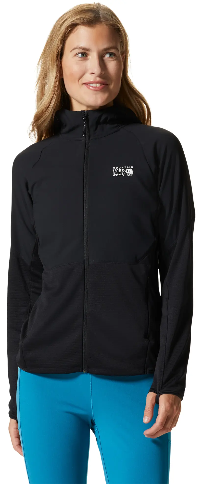 Mountain Hardwear Mountain Hardwear W's Stratus Range Full Zip Hoody Black