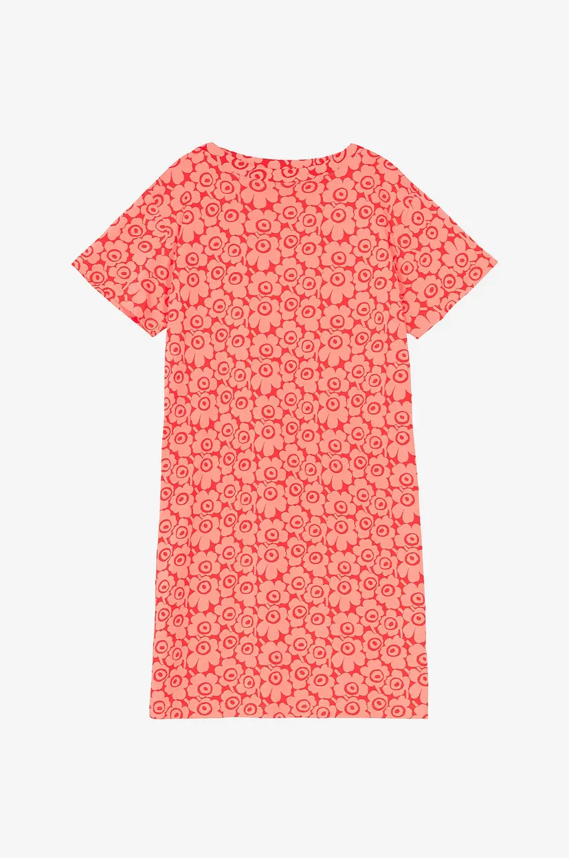 Marimekko Kjole Joku Unikko - Rød