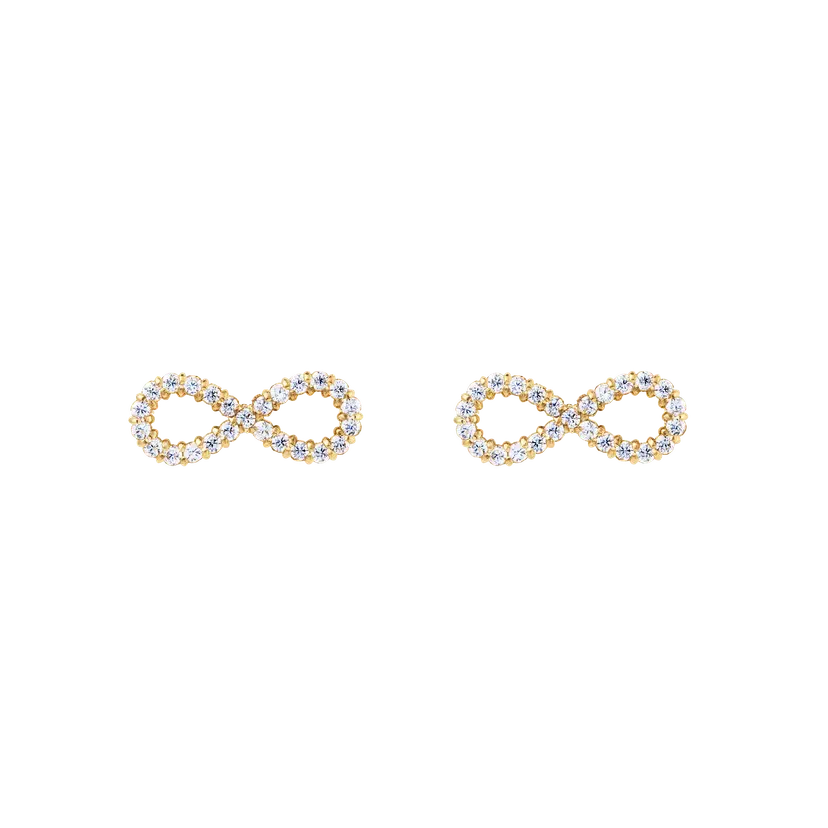Daniel Wellington Gold Earrings Mirelle Infinity | DW