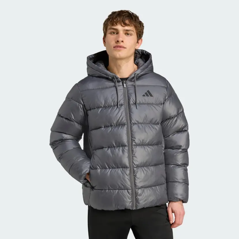 Adidas Essentials CLIMAWARM Synthetic Down Puffer Hooded Jakke