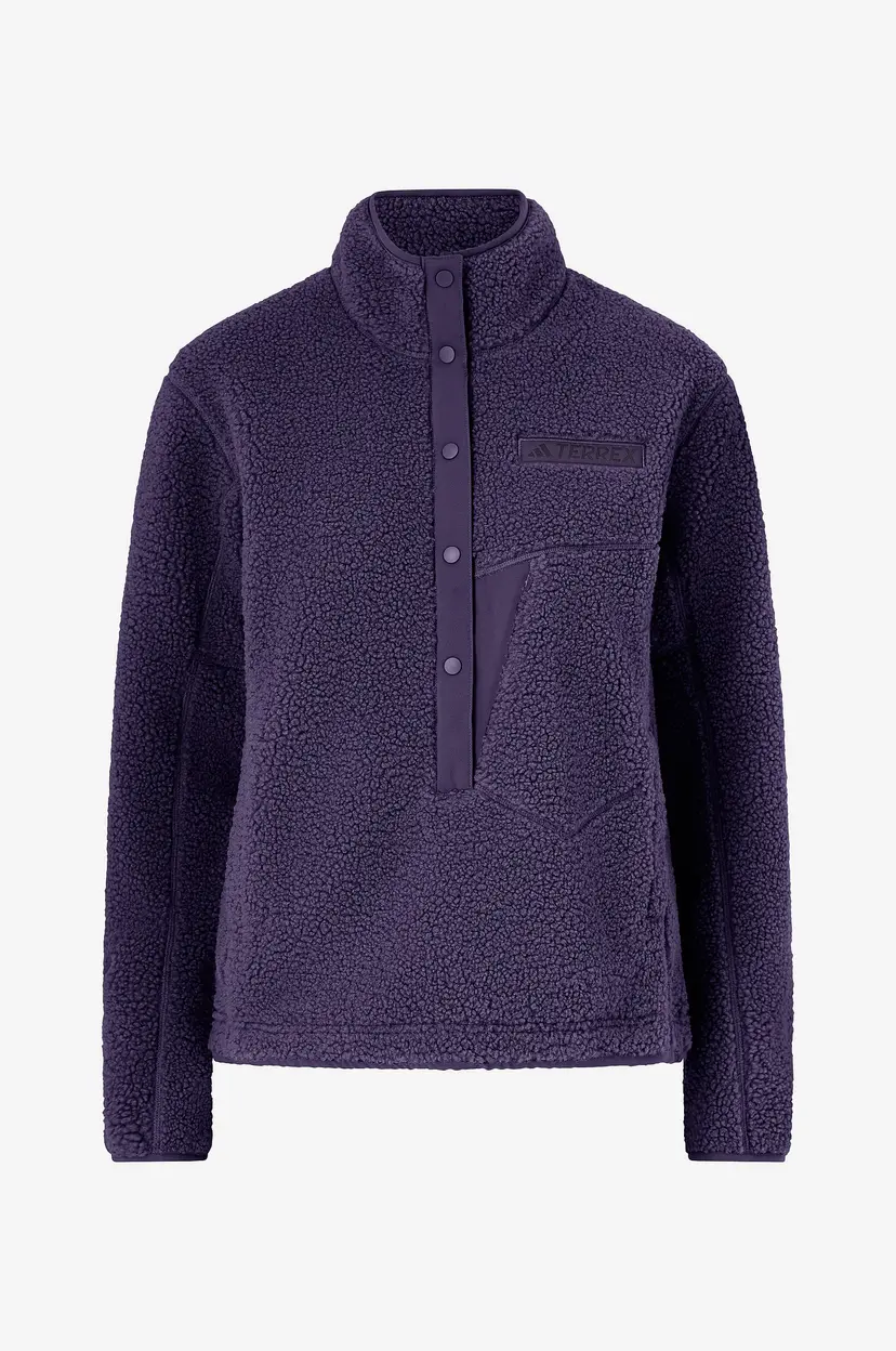 Adidas Sport Performance Fleeceskjorte W Xpl Pile Snap - Lilla