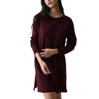 Triumph Triumph Nightdresses Good NDK LSL 08 P Mørkelilla bomull 36 Dame