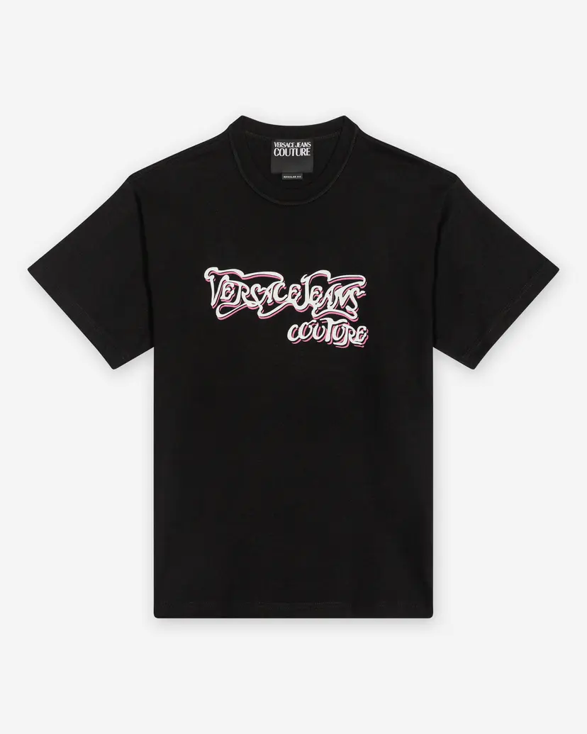 Versace Jeans Couture Versace Jeans Couture 80GAHD08 Black T-shirt