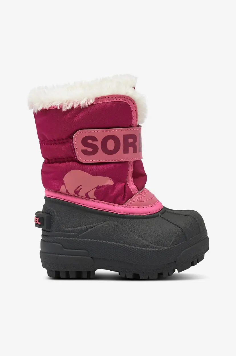 Sorel Vinterstøvler Toddler Snow Commander - Rosa