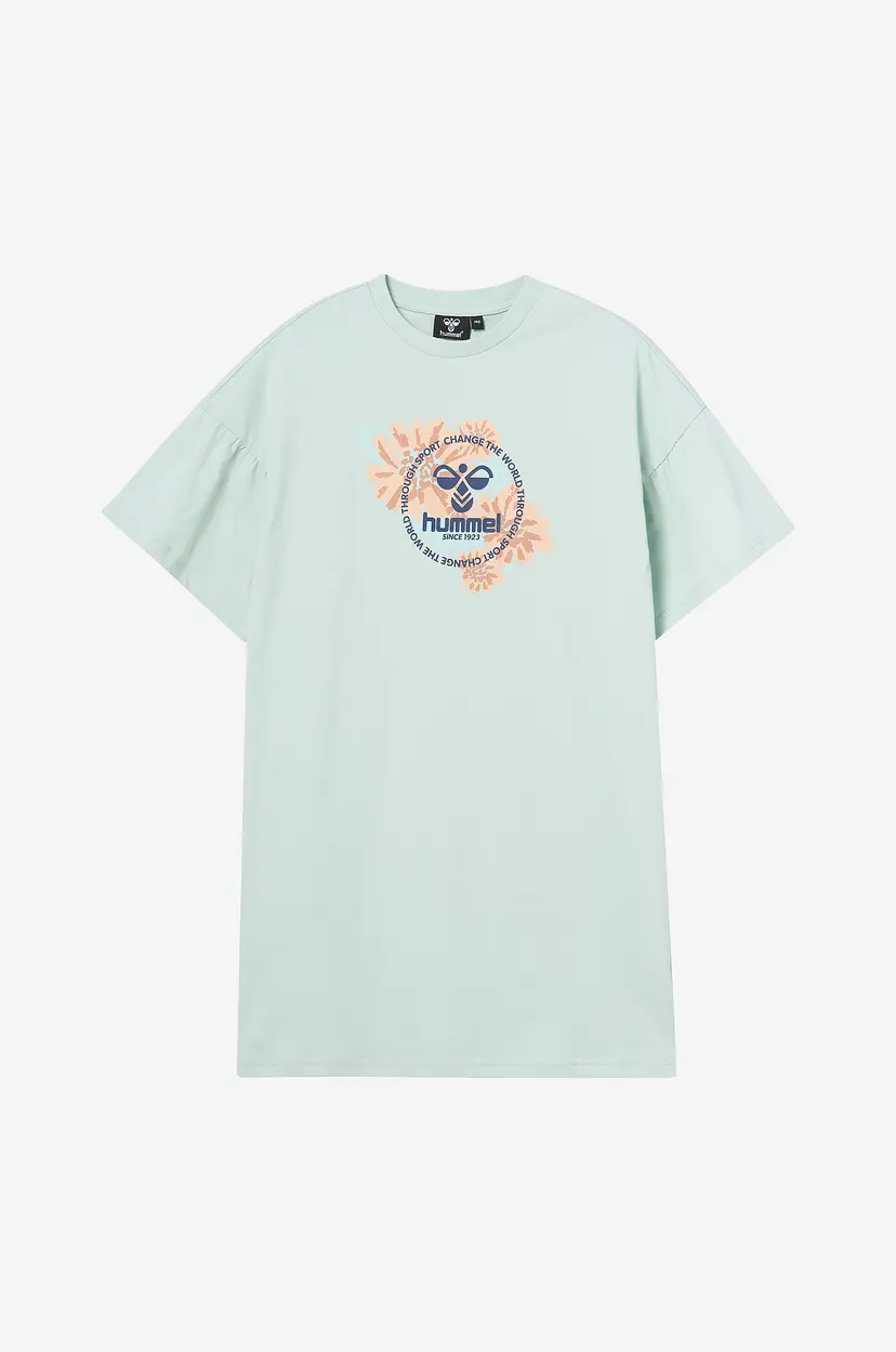Hummel Kjole hmlFlowi Dress S/S - Grønn