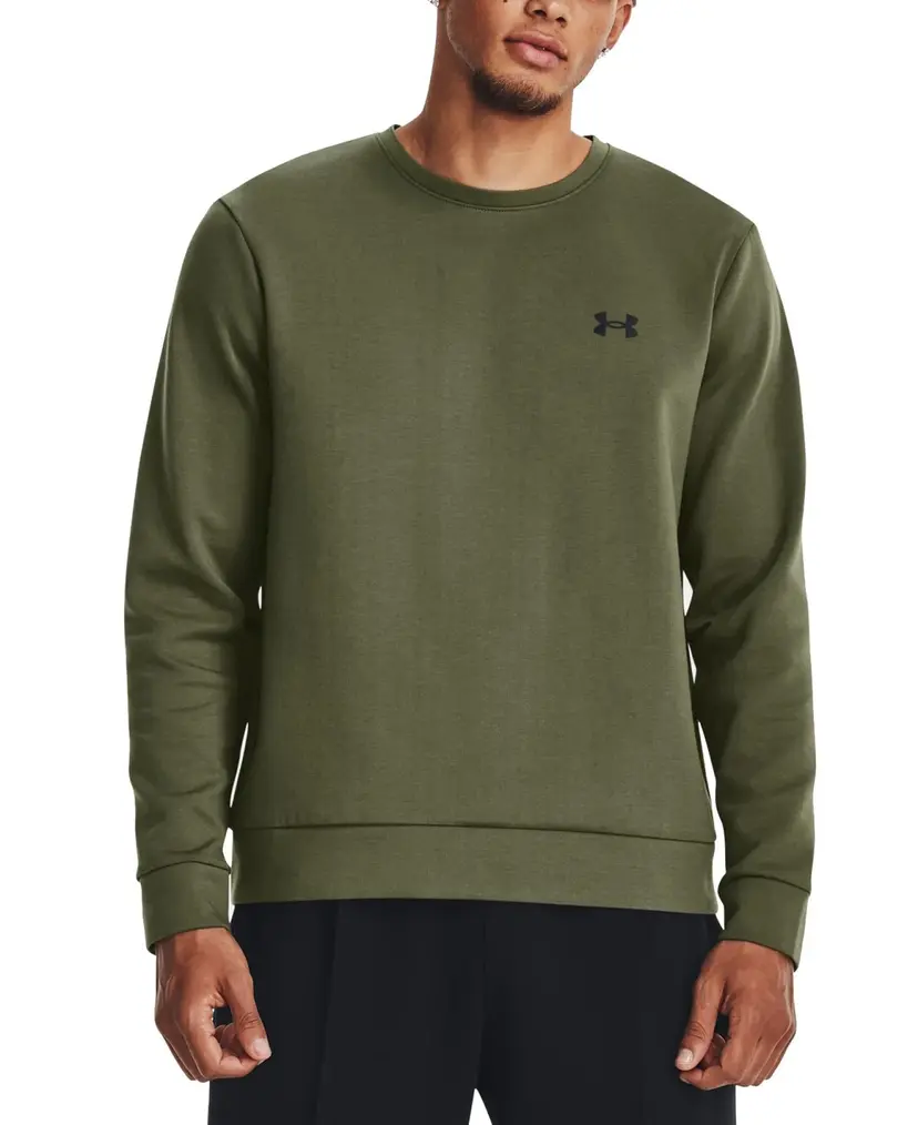 Under Armour Under Armour Unstoppable Flc Crew Marine OD Green