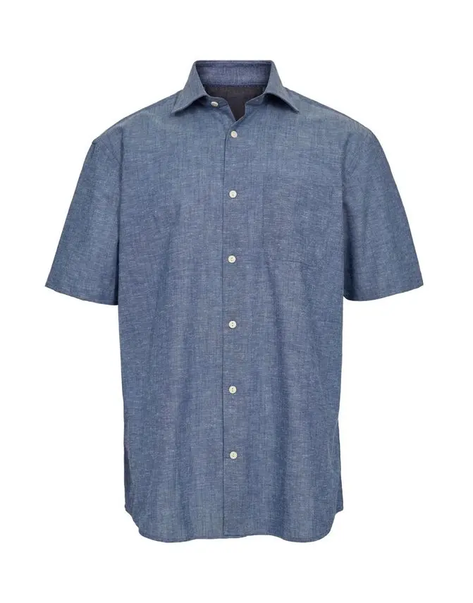Black Blue Shirt s/s regular fit