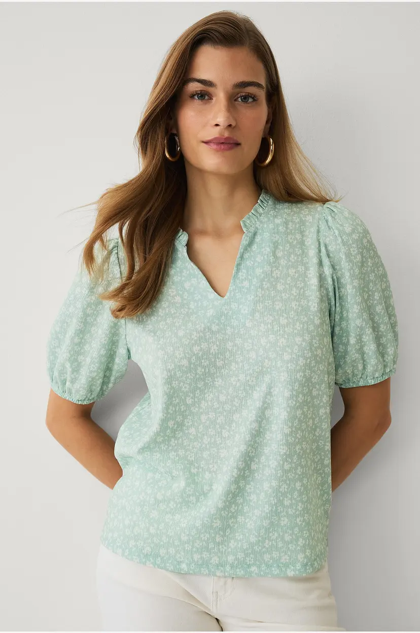 Ellos Collection Jerseybluse - Blå