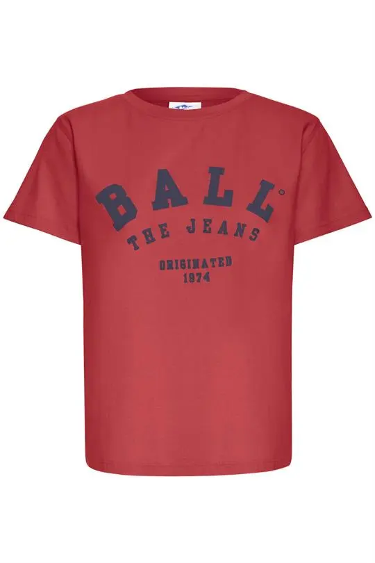Ball Ball - Maldini T-Shirt - Rhythmic Red
