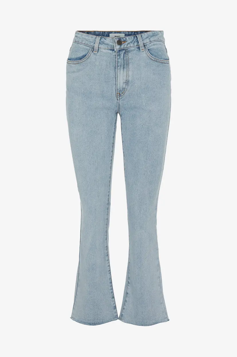 Object Collectors Item Jeans objMarina Belle Kickflared Denim Jeans - Blå