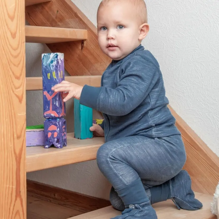 Joha Joha - Heldress 2i1 fot Ull og Bambus Dark Denim