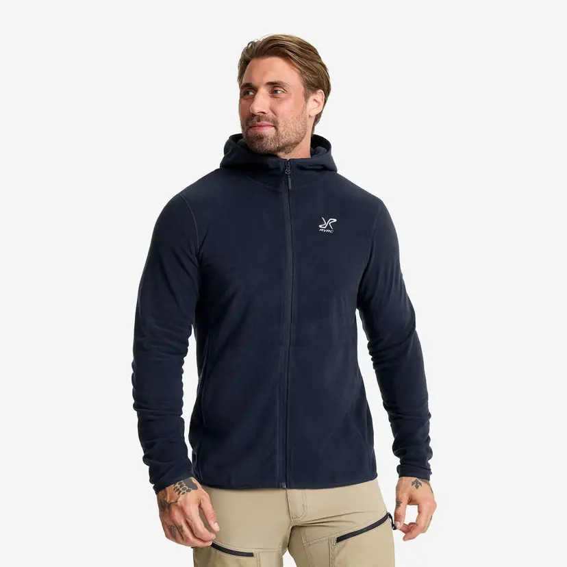 RevolutionRace Hiker Fleece Hoodie Herre Deep Navy