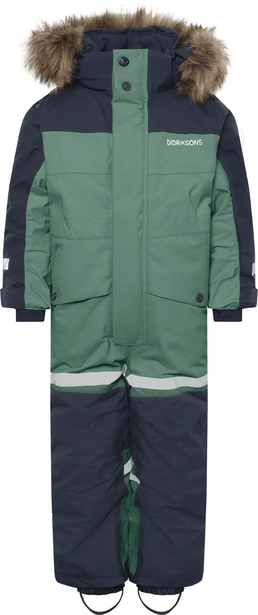Didriksons Didriksons Kids' Bjärven Coverall Dark Moss