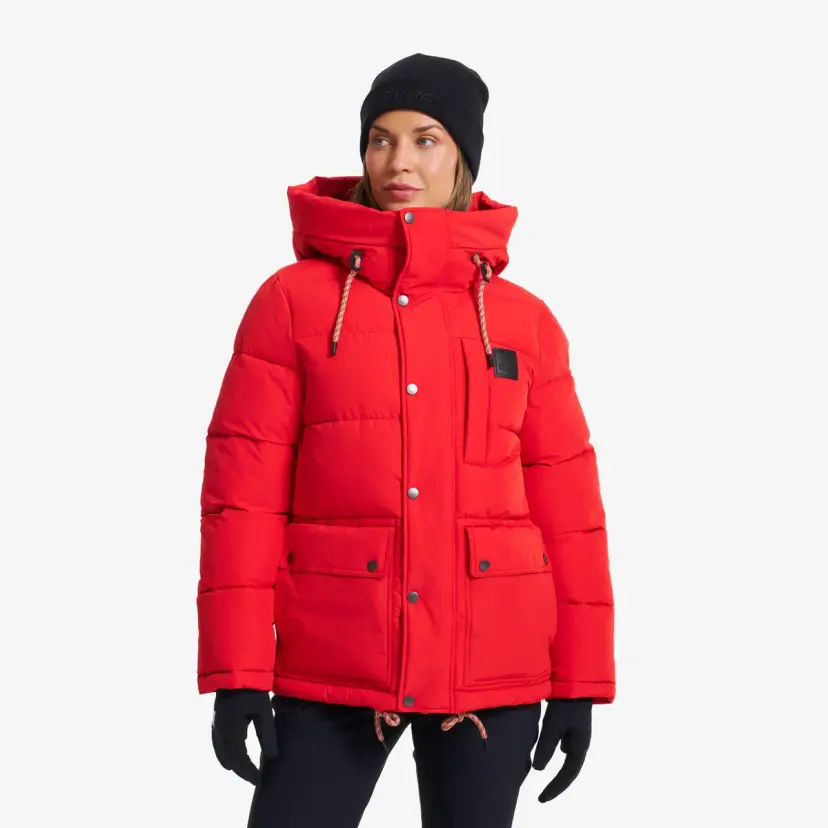 RevolutionRace Ember Puffer Jacket Dame Aura Red