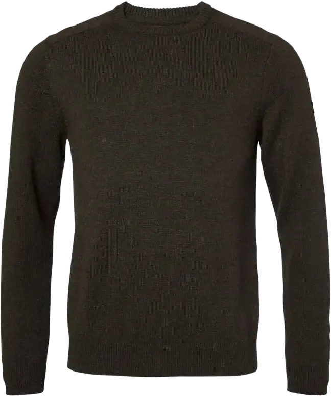 Chevalier Chevalier Men's Milford O-Neck Wool Pullover Antler Brown