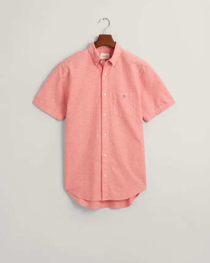 Gant REG COTTON LINEN SS SHIRT