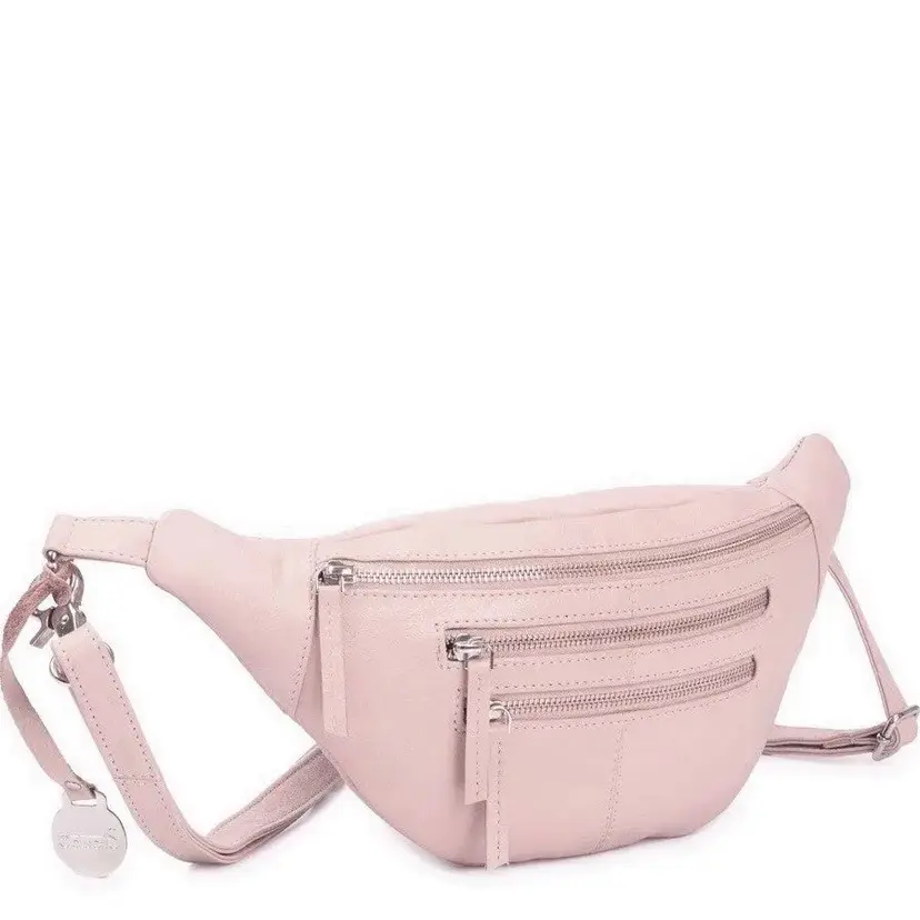 Octopus Denmark Style Cinta i smuk støvet rosa (kun få stk. på lager). Lækker kombineret bumbag / bæltetaske i flot læder