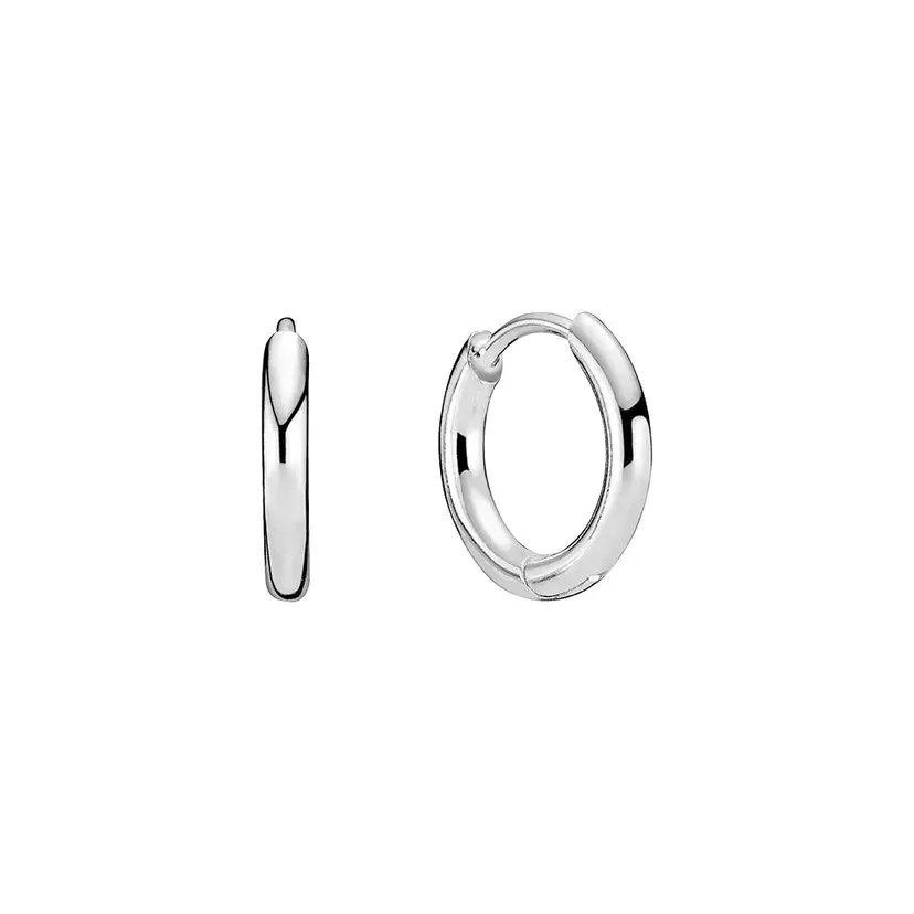 Lund Lund Copenhagen - Massiv sølv creol, 10mm - 9091097